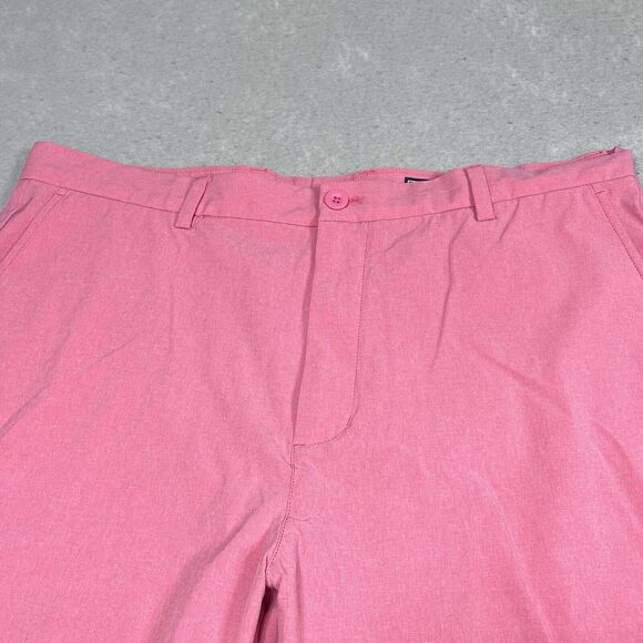 Vineyard Vines Shorts Mens SZ 38 Sailors Red/Pink Salmon Performance Inseam 9” - Picture 2 of 14